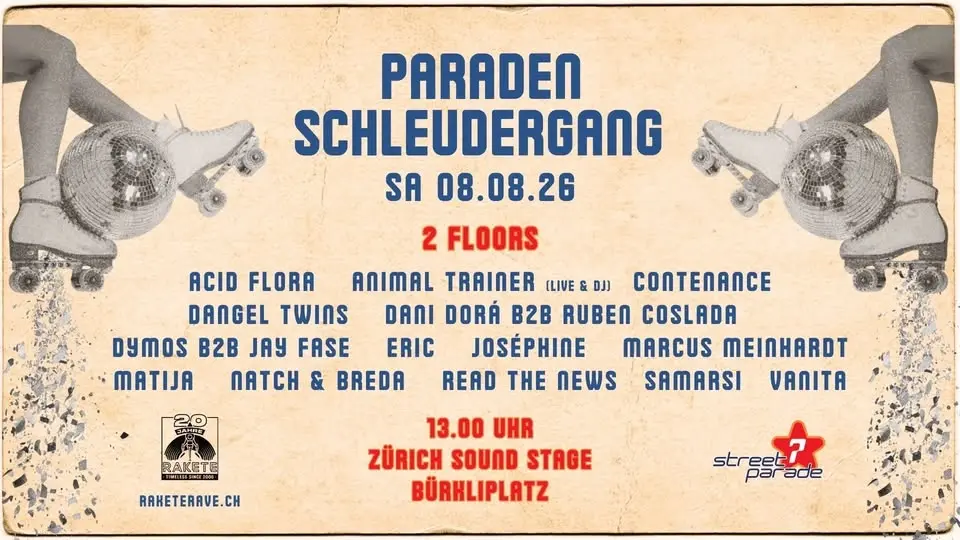 Rakete - Paraden Schleudergang 2026