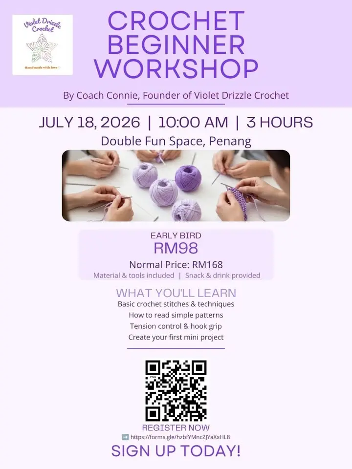 Crochet Beginner Workshop Penang