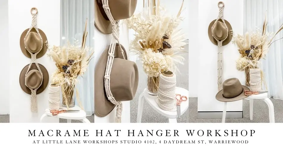 Macrame Hat Hanger