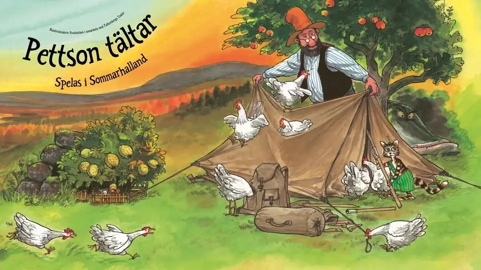Pettson tältar - spelas i Sommarhalland