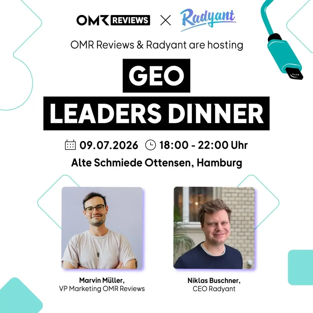 GEO Leaders Dinner - by OMR Reviews & Radyant