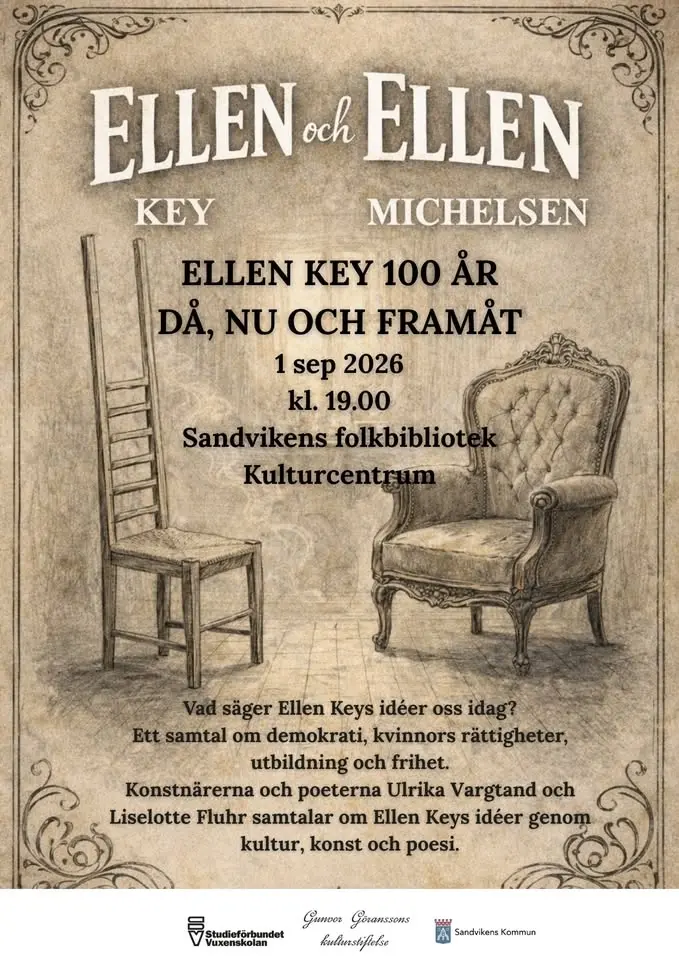 Samtal om Ellen Key 100 år, då nu och framåt