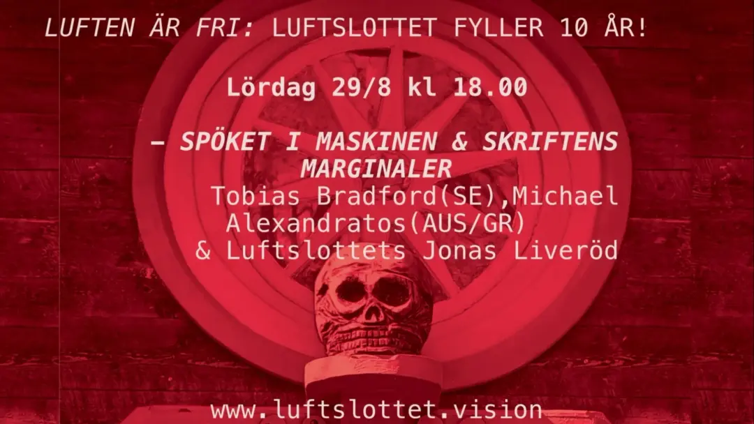 LUFTSLOTTET - Spöket i maskinen och skriftens marginaler