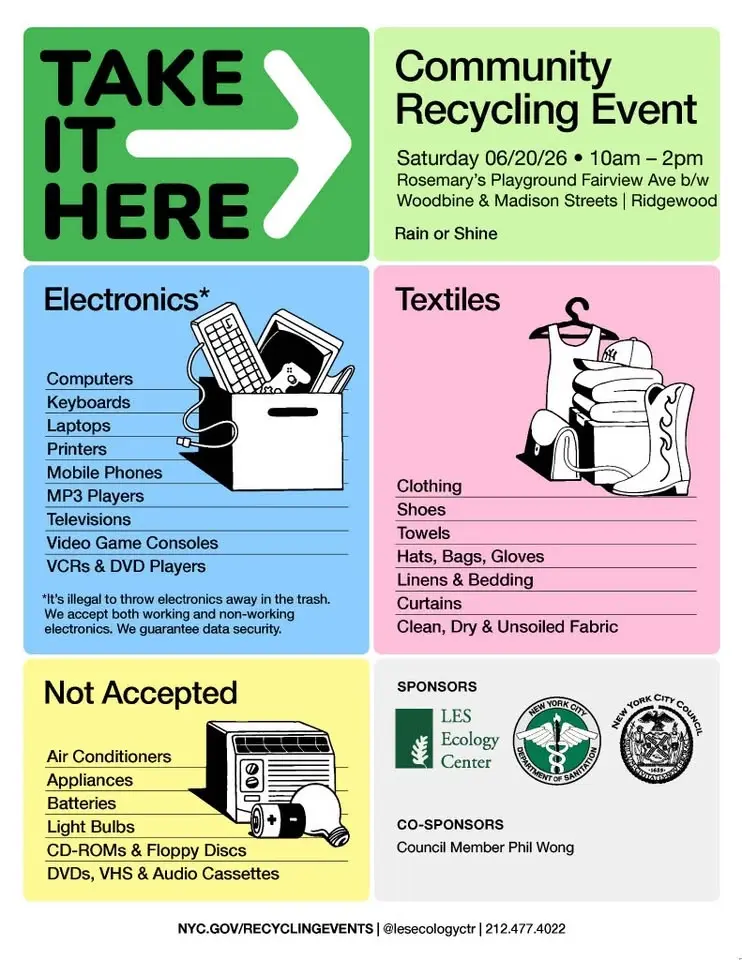 Community Recycling Event - Rosemary's Playground