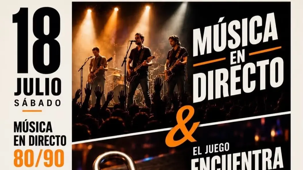 🎸 Fiesta 80s & 90s con música en directo + Encuentra la Llave