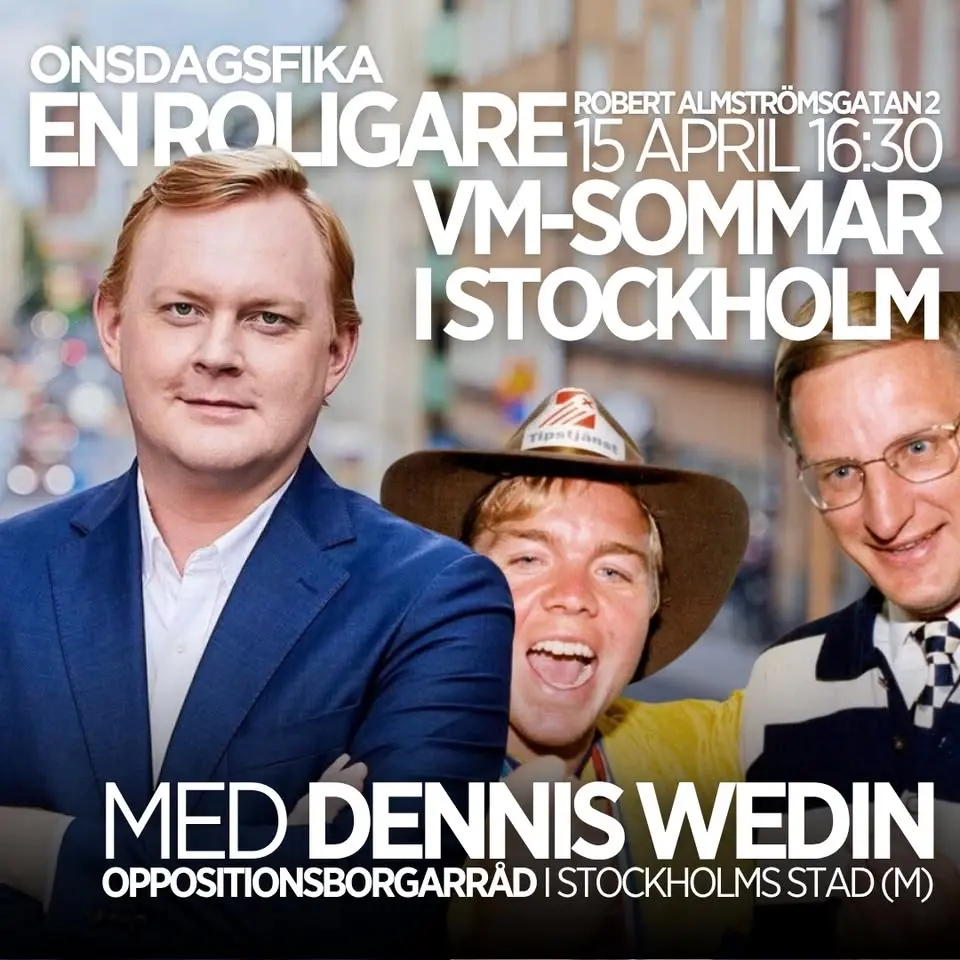 Onsdagsfika med Dennis Wedin