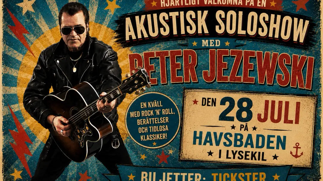 Peter Jezewski från från Boppers soloshow
