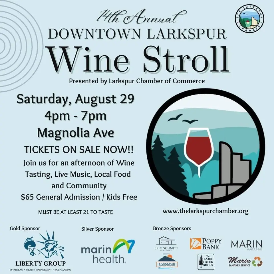 14th Annual Downtown Larkspur Wine Stroll