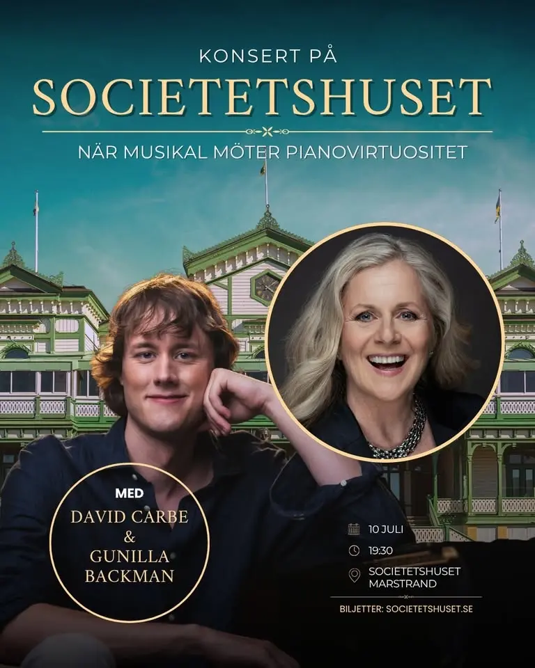 Live på Marstrand - David Carbe & Gunilla Backman