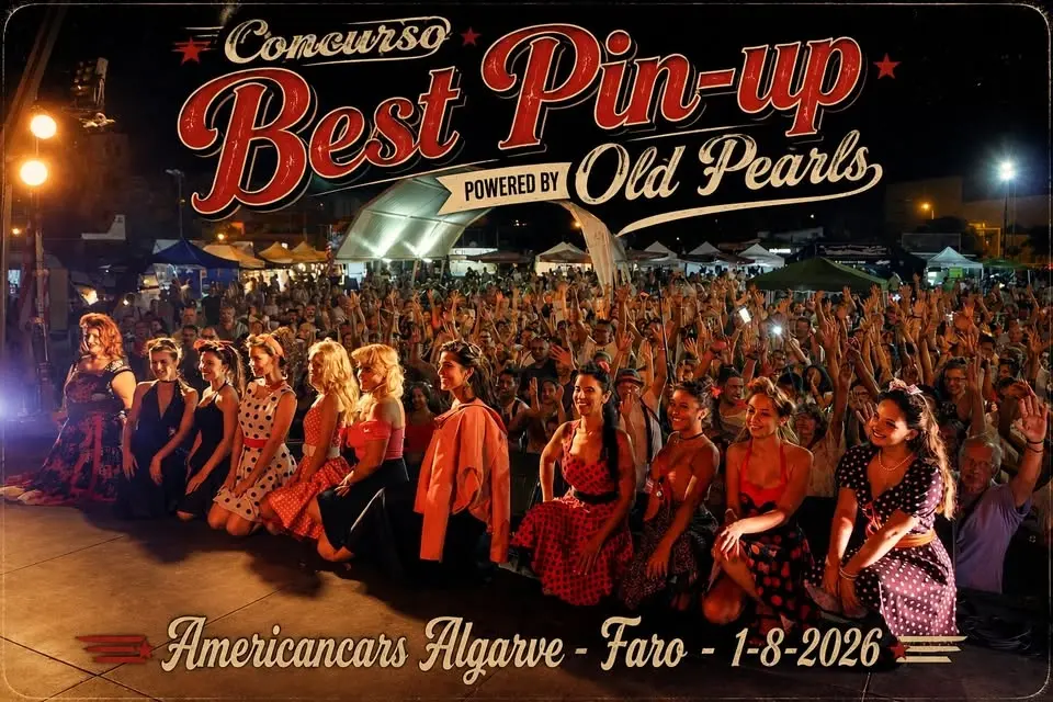 11º Concurso Best Pin-up Americancars Algarve 1-8-2026 Faro Portugal