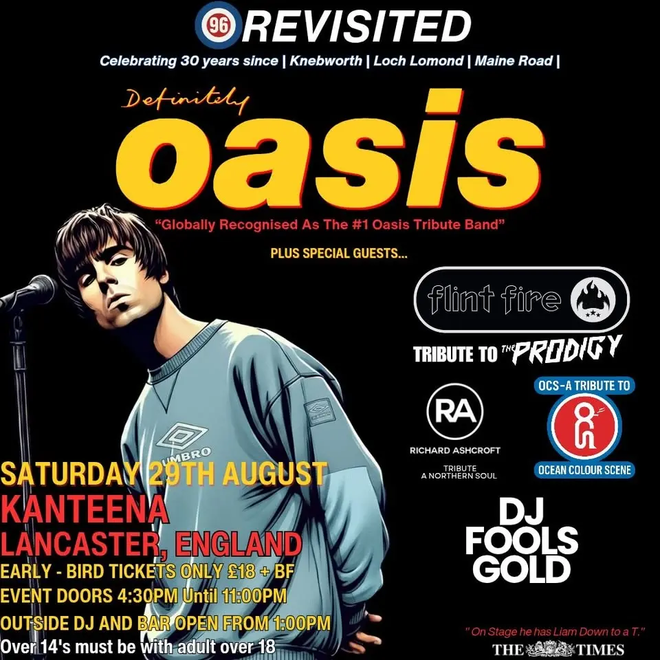 Definitely Oasis - Lancaster