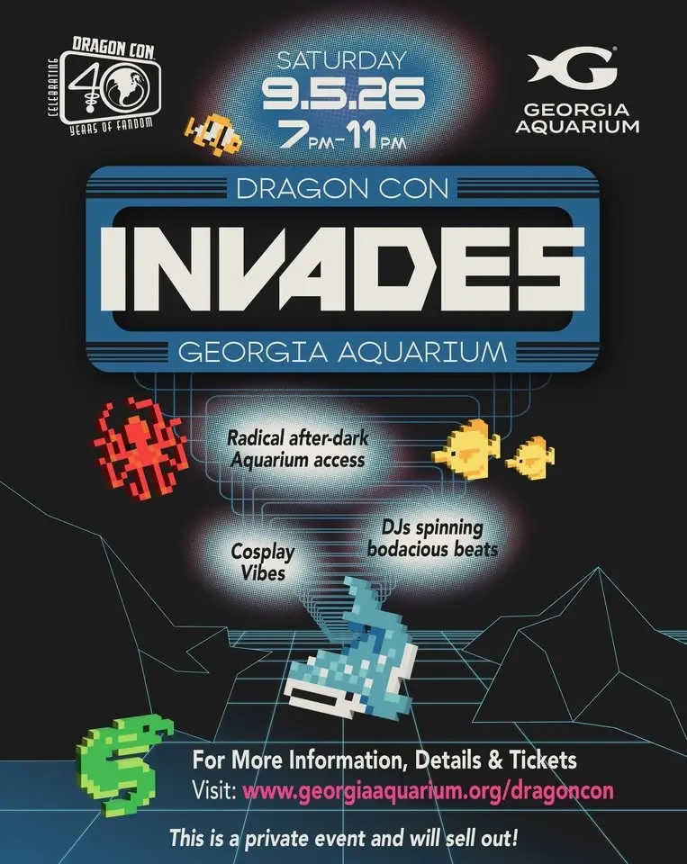Dragon Con invades Georgia Aquarium 2026