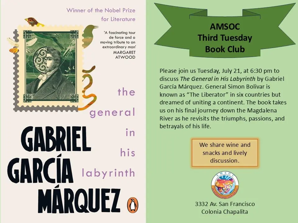 AMSOC´s Third Tuesday Book Club