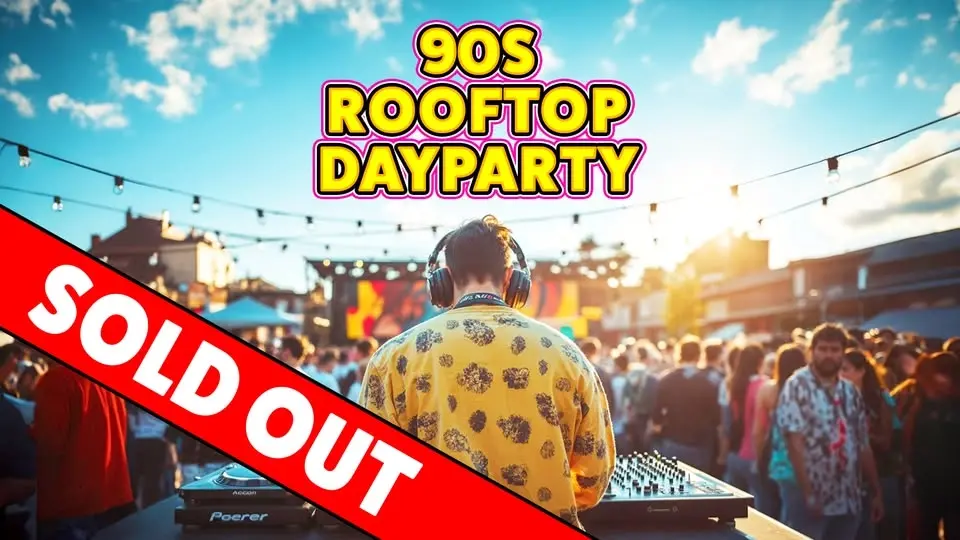 90s Rooftop Day Party: Cardiff ☀️