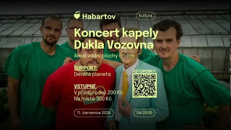 Koncert Dukly Vozovna v Habartově (support 9. planeta)