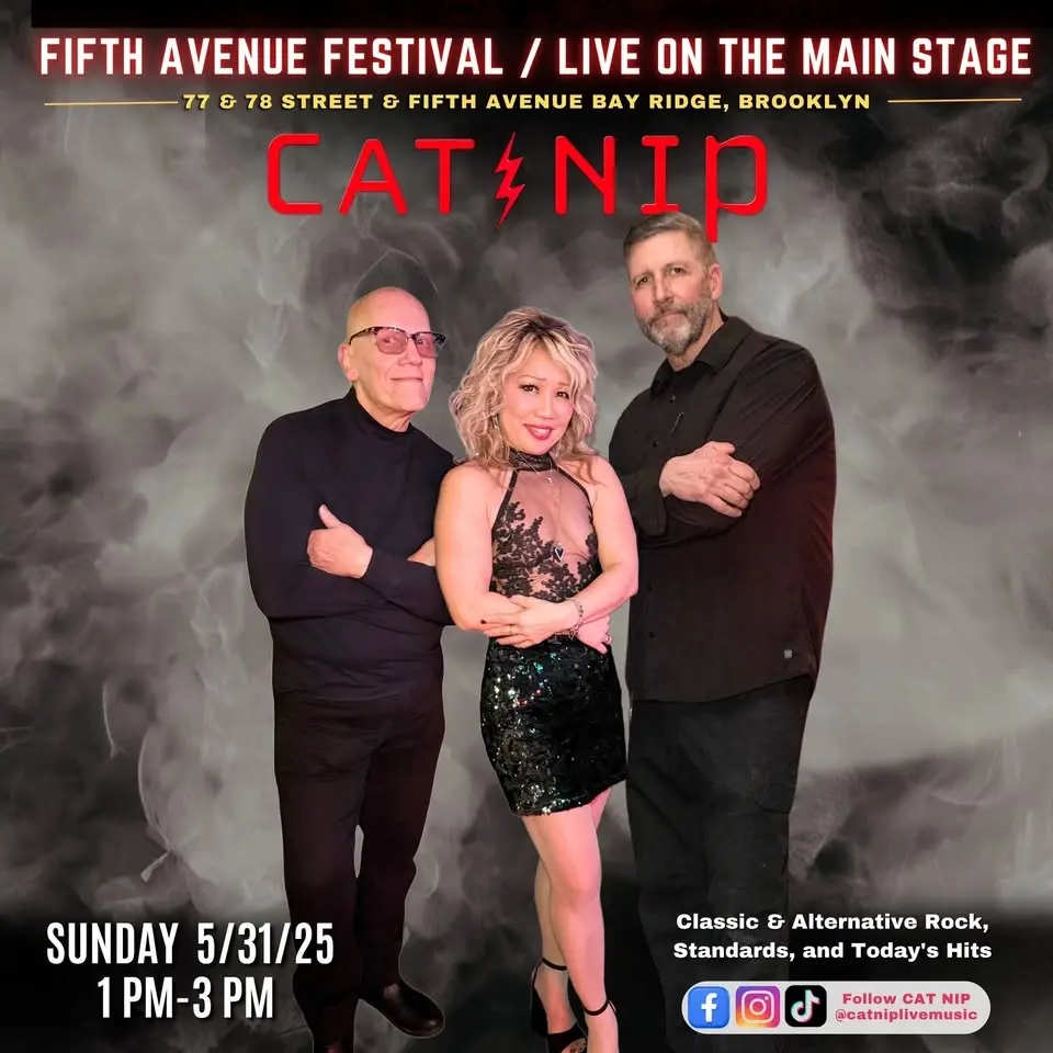 CAT NIP Rocks the Main Stage at the 32nd Annual Fun on Fifth Festival in Bay Ridge, Brooklyn