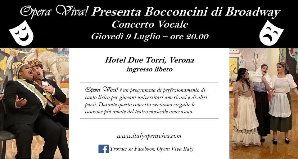 Opera Viva! presenta Bocconcini di Broadway