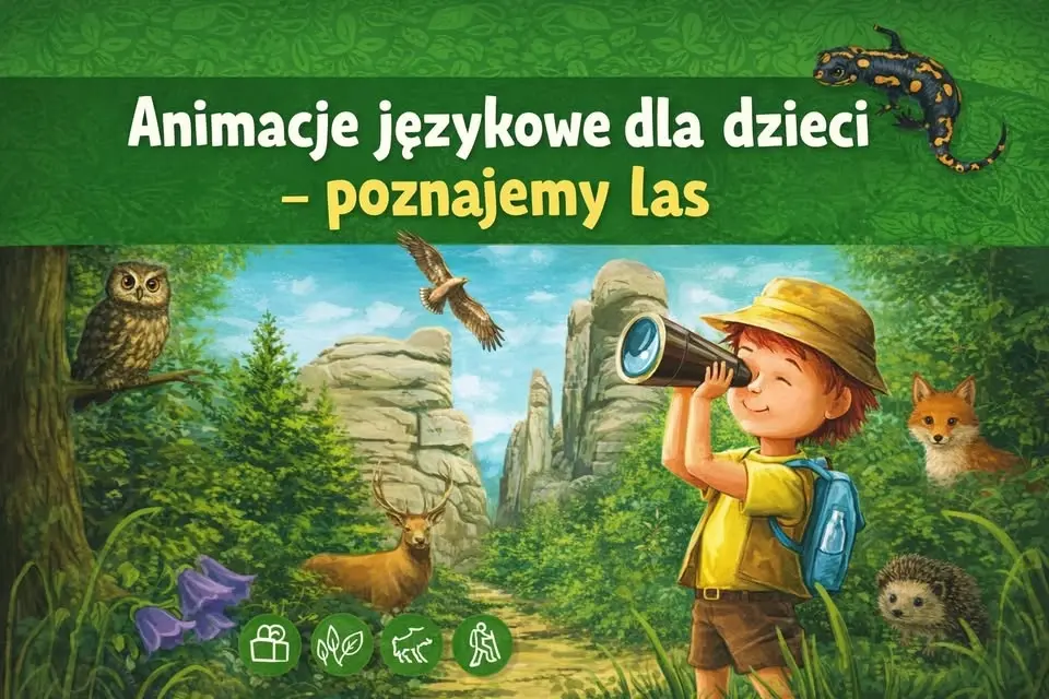 Animacje językowe „Leśni Odkrywcy” – poznajemy las!  / Språkaktivitet på polska för barn