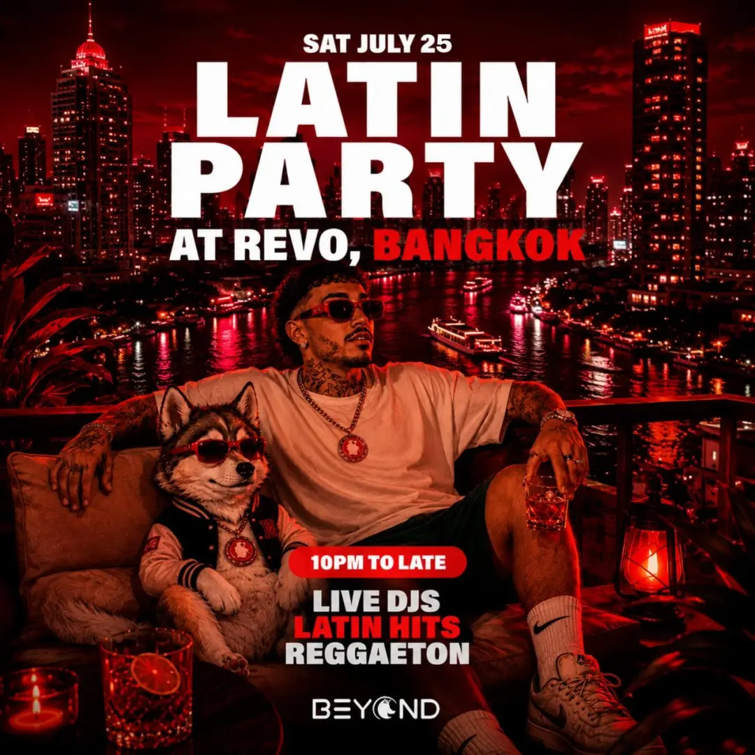 LATIN PARTY • JULY 25 • REVO • OLD SCHOOL REGGAETON