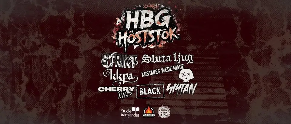 HBG HÖSTSTÖK 2026 // Punkrock på Vagnhall 16 Vol. 3
