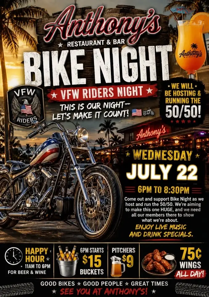 Bike Night at Anthony’s 