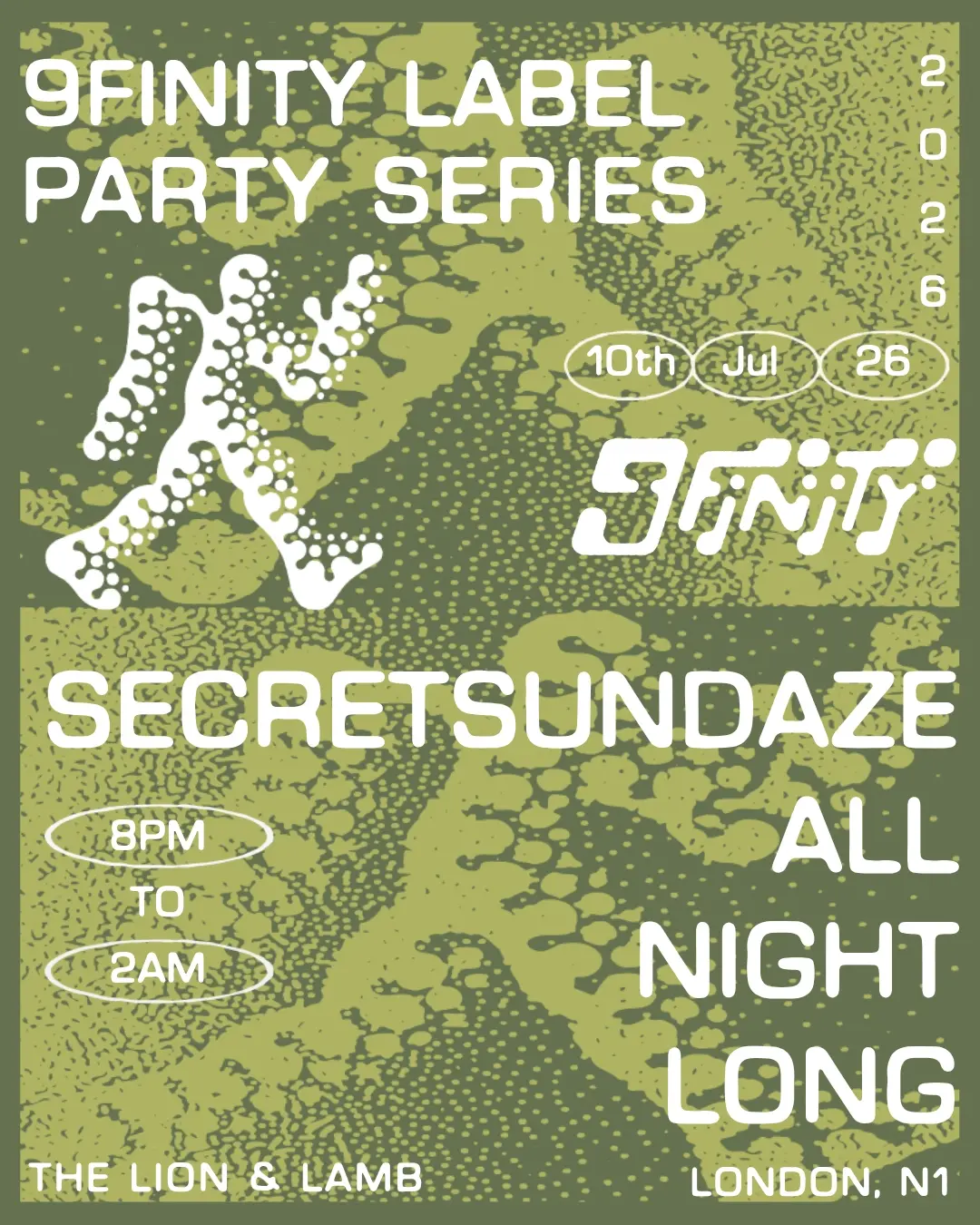 Secretsundaze presents: 9FINITY with Secretsundaze All Night Long