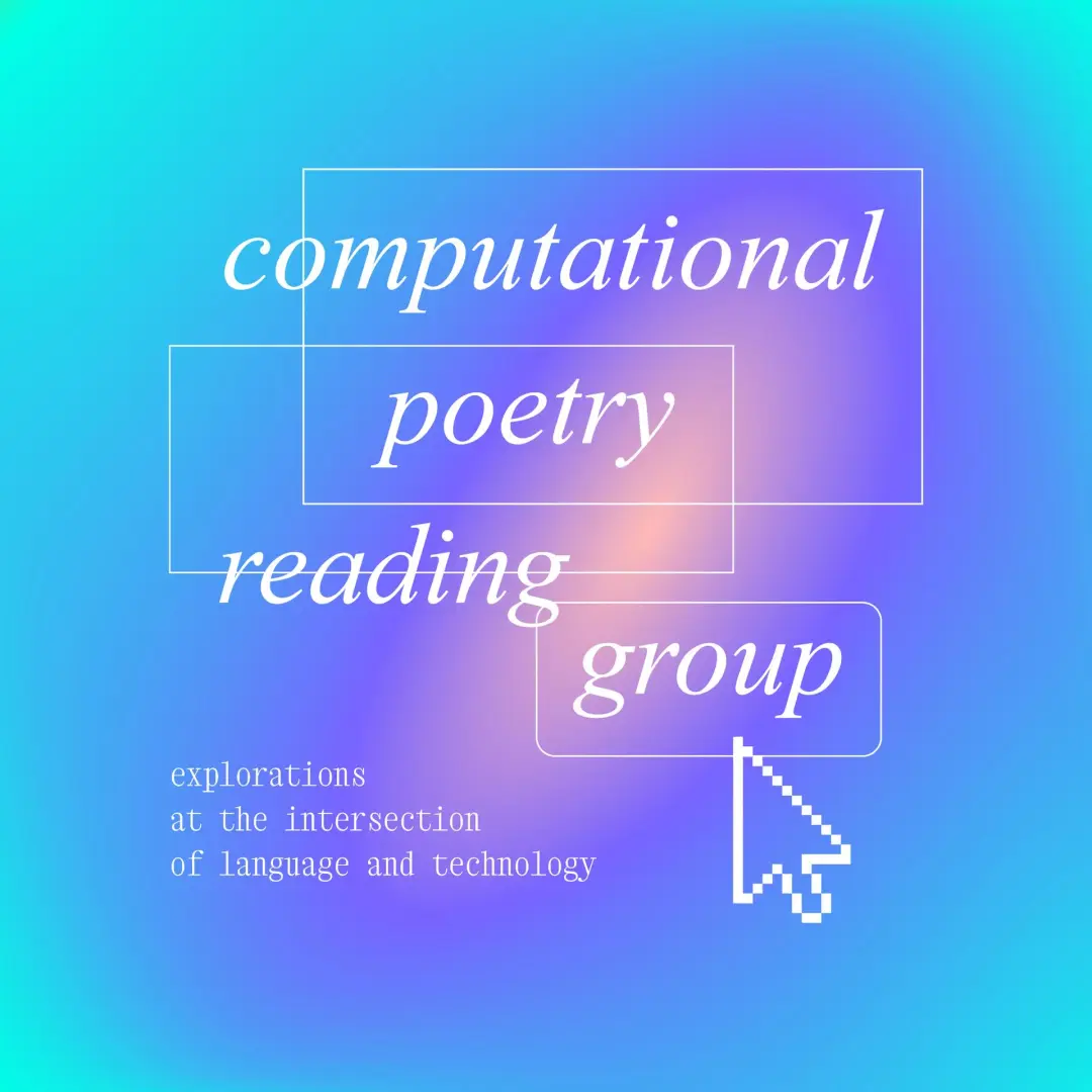 computational poetry reading group