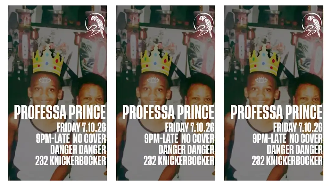 Danger Danger Presents: Professa Prince (Free W/ Rsvp)