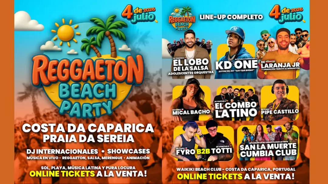 Reggaeton Beach Party: Lisboa - Praia Da Sereia