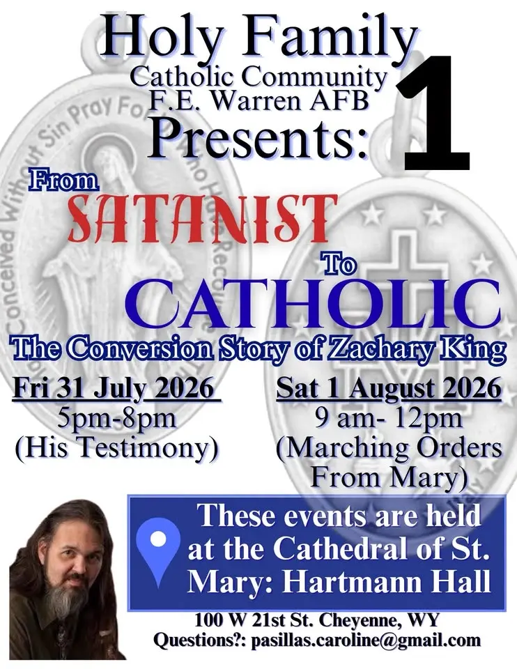 Satanist to Catholic: The conversion of Zachary King (talk 1, his testimony)