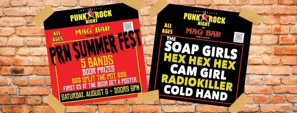 PRNL SUMMERFEST Featuring: The SoapGirls, Hex Hex Hex, Cam Girl, Radiokiller & Cold Hand
