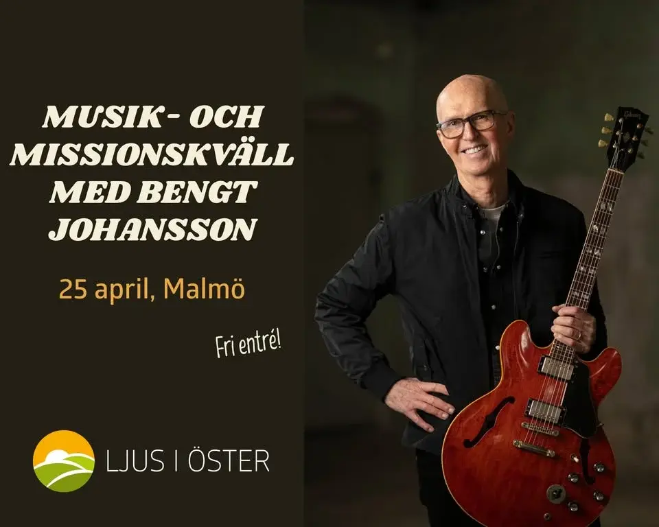 Musik- och missionskväll med Bengt Johansson