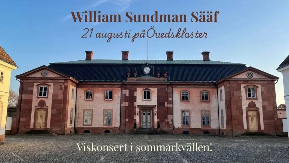 William Sundman Sääf på Övedskloster