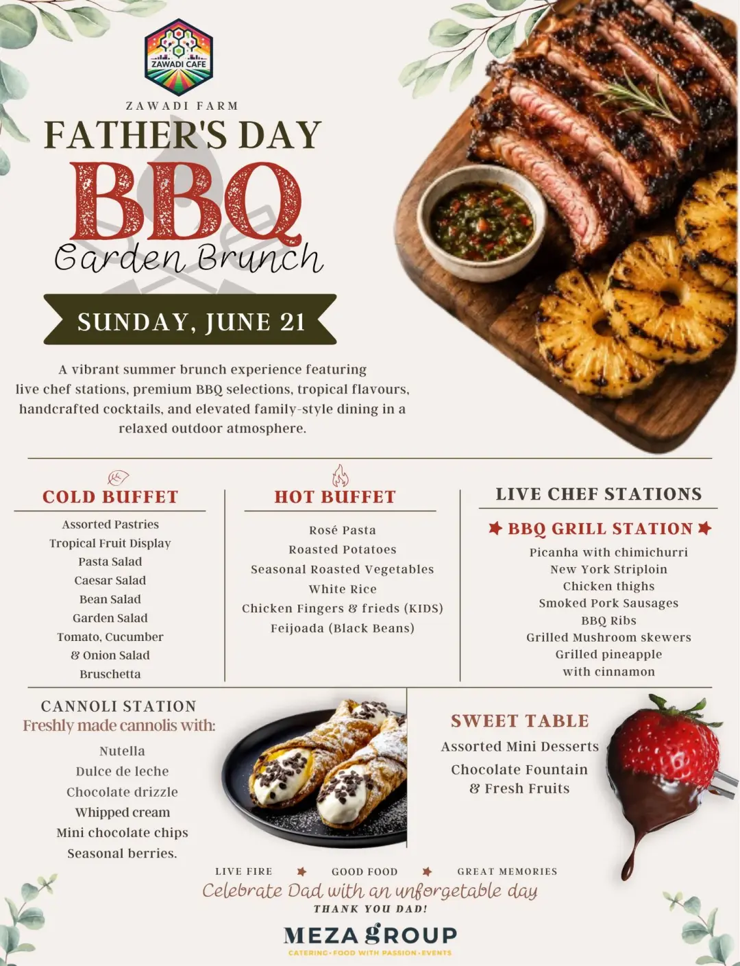 Father's Day BBQ Lunch at Zawadi Farm - Second Seating