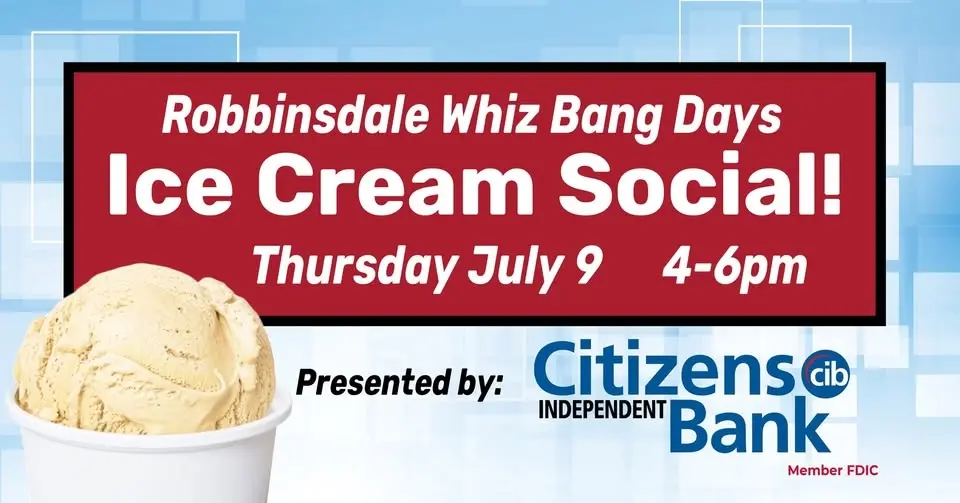 Whiz Bang Days Ice Cream Social - FREE Community Event