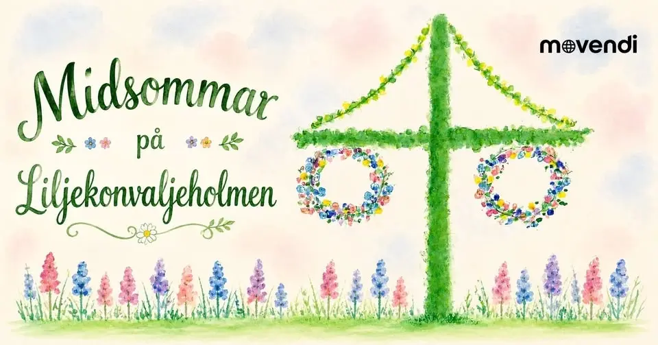 Midsommar på Liljekonvaljeholmen i Uppsala
