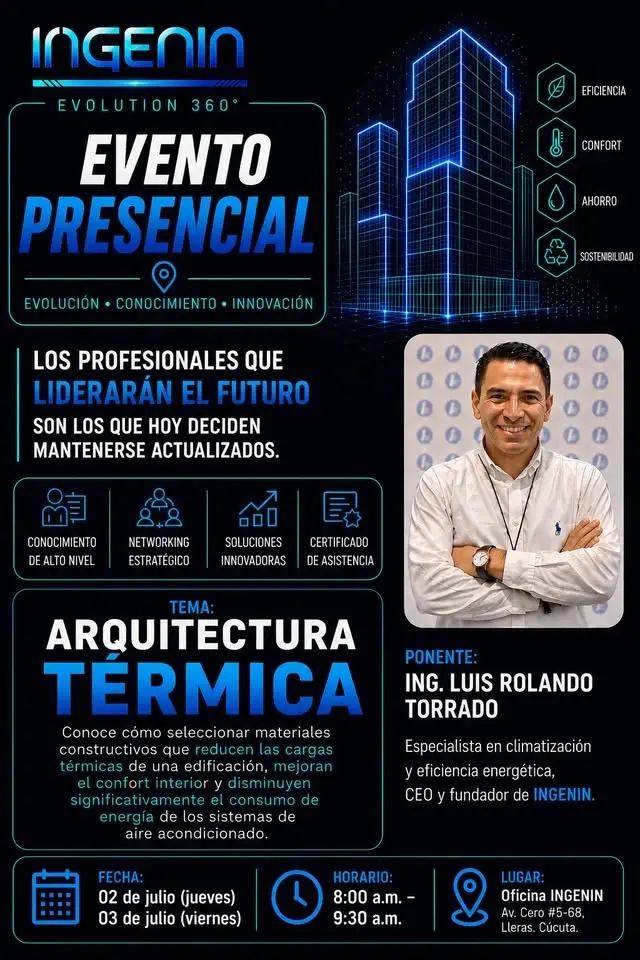 INVITACIÓN A CAPACITACION DE “ARQUITECTURA TÉRMICA” GRATIS 