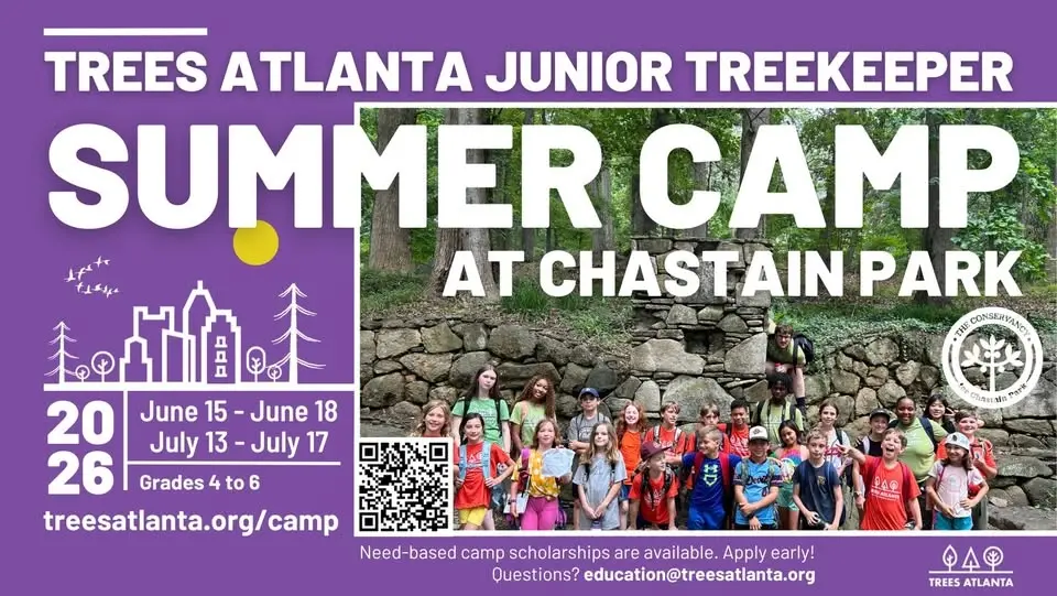 Junior TreeKeeper Chastain Park Camp 2026 - July Session