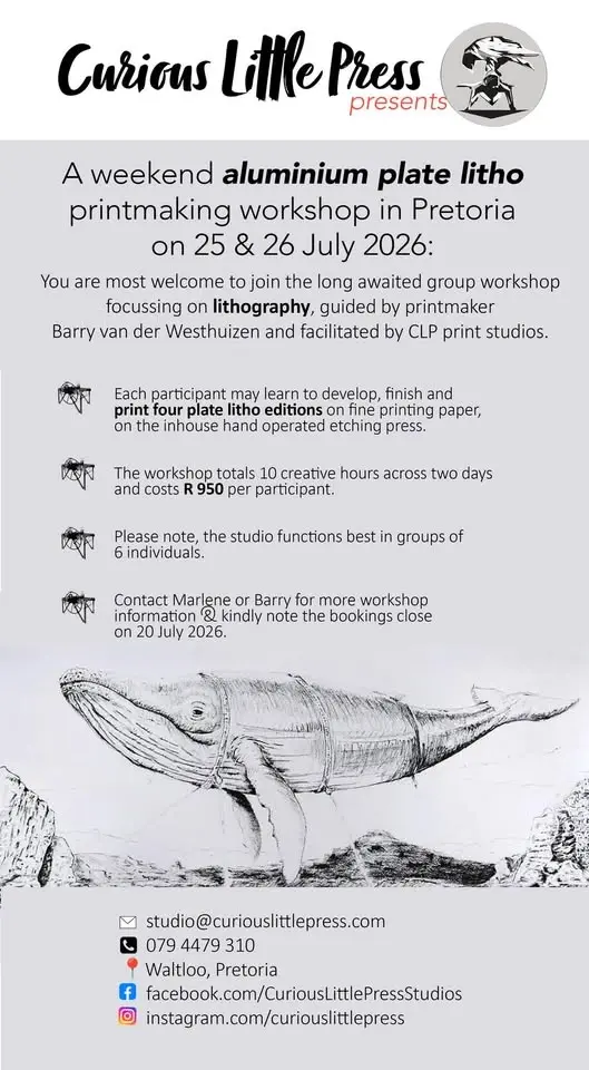 Aluminium Plate Lithography Printmaking Workshop