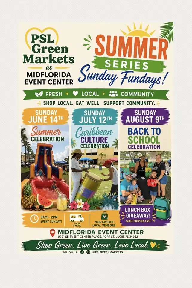 PSL Green Market at MidFlorida Event Center Summer Celebration