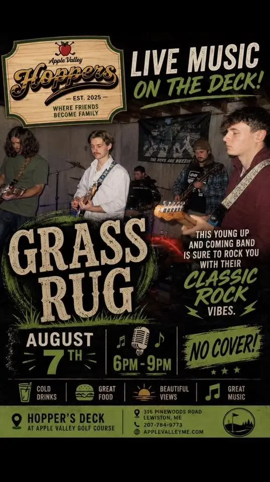 Grass Rug live on the Deck