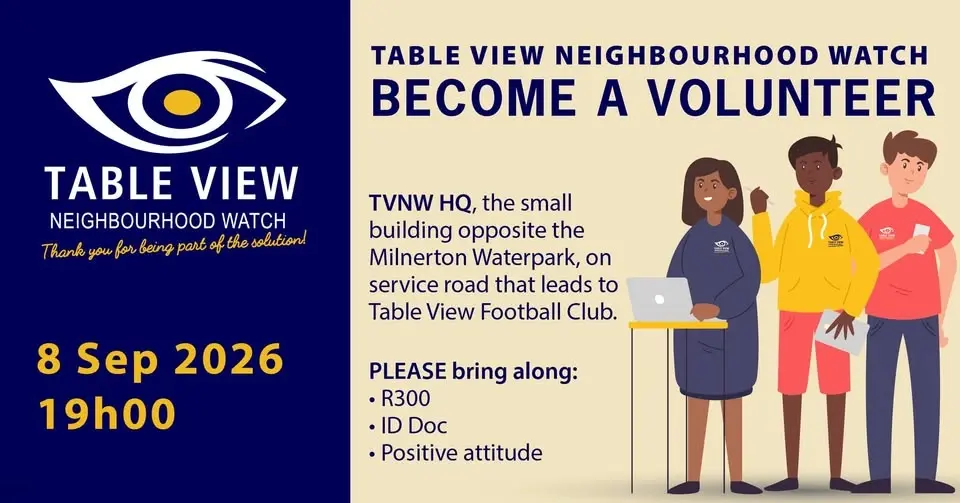 Become a TVNW Volunteer - 8 Sep