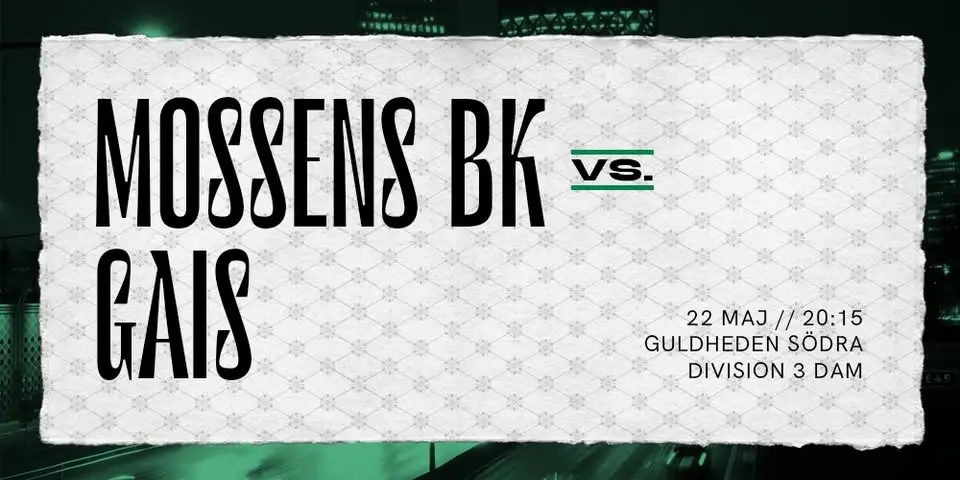 Div 3 Dam: Mossens BK - GAIS