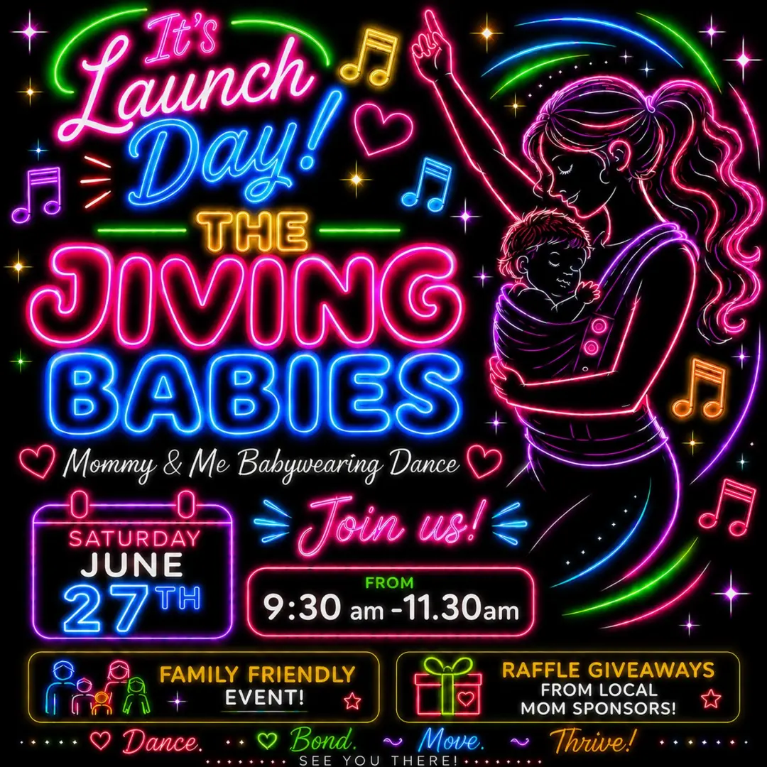 THE JIVING BABIES LAUNCH DAY