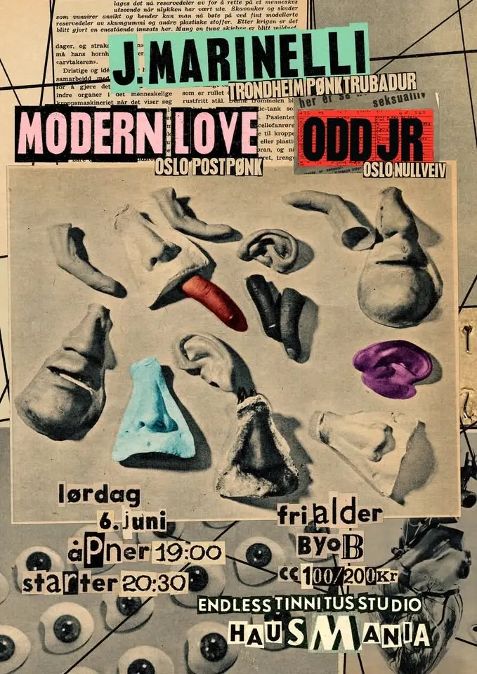 J. Marinelli, Modern Love & Odd Jr @ Endless Tinnitus Studio