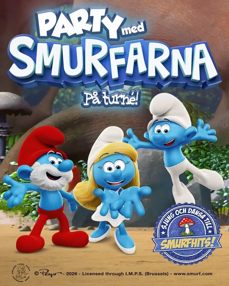 Party Med Smurfarna – SMURFHITS • 18/10 • Varberg