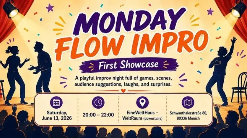 SOLD OUT - Monday Flow Improv: Games, Scenes & Surprises