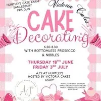 Cake Decorating with Victoria cakes