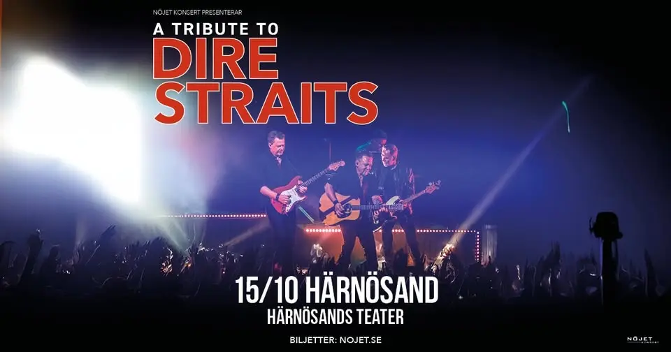 A Tribute to Dire Straits I Härnösands Teater