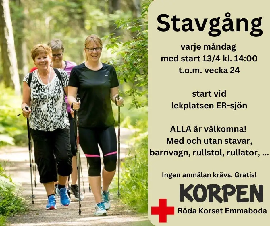 Stavgång i Emmaboda